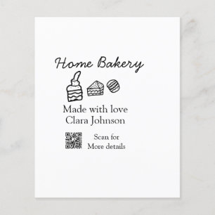 Homemade bakery lägger till namn anpassningsbar