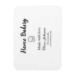 Homemade bakery lägger till namn anpassningsbar magnet