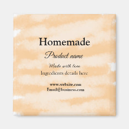 Homemade bakery tillverkad med kärlek lägger till  magnet