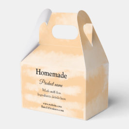 Homemade bakery tillverkad med kärlek lägger till  presentaskar