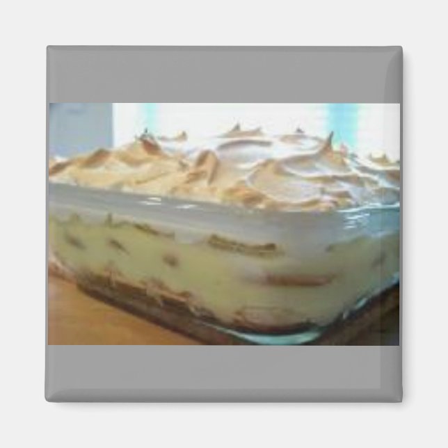 Homemade Banana Pudding Magnet (Framsidan)