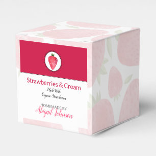 Homemade Bath & Body Packaging Jordgubbar Presentaskar