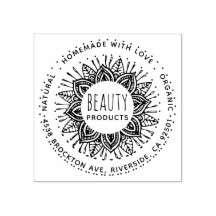 Homemade Beauty Products Business Frimärke