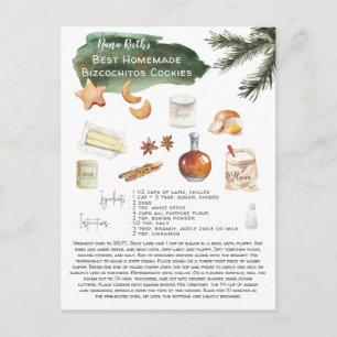 Homemade Bizcochitos Recipe Helgdag Vykort