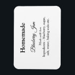 Homemade blueberry y sylt tillverkad med kärlek magnet<br><div class="desc">Design</div>