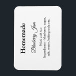 Homemade blueberry y sylt tillverkad med kärlek magnet<br><div class="desc">Design</div>