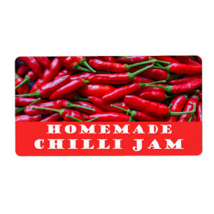 Homemade chilii sylt fraktsedel