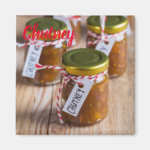 Homemade Chutney onion pineapple köksgåva Magnet