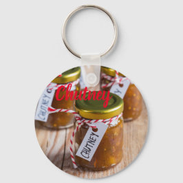 Homemade Chutney onion pineapple köksgåva Nyckelring