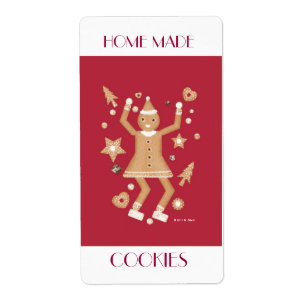 Homemade Cookie-etikett © 2011 M. Martz Fraktsedel