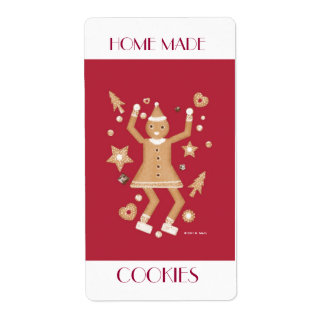 Homemade Cookie-etikett © 2011 M. Martz Fraktsedel