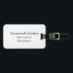 Homemade-cookiefiler lägg till anpassningsbarna na bagagebricka<br><div class="desc">Design</div>