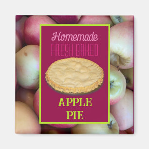 Homemade Fresh Baked Apple Paj Magnet