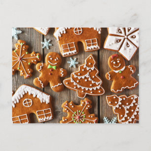 Homemade Gingerbröd Cookies Vykort