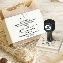 Homemade Goats mjölk Soap-etikett Stämpel