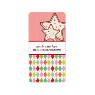 Homemade Goodies Gift Märkre Stickers Adressetikett