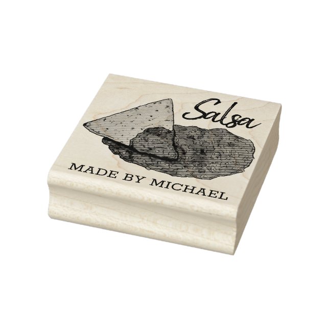 Homemade Hett Tomato Salsa Home Canning konservera Stämpel (Stämpel)