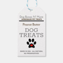 Homemade Hund Treat Labels