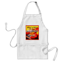 Homemade Italienska Sauce Apron Förkläde