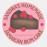 Homemade Jamaican Rum Cake Slice bakat av
