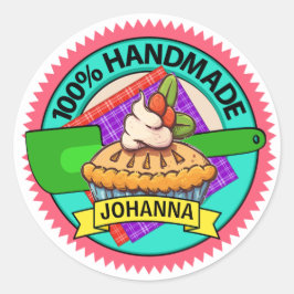 Homemade Kitchen Baking Sticker Runt Klistermärke