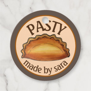 Homemade Kött Pasty British Pastry bakad av Gåvor Etiketter