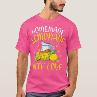 Homemade Lemonade med Kärlek Roligt Lemon Ställjui T Shirt