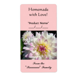 Homemade med Kärlek Gift-etiketter från anpassning Fraktsedel