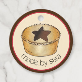 Homemade Mince Paj British Pastry bakad av Gåvor Etiketter