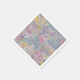 Homemade Papper med färgstarka kulspetsar Pappersservett