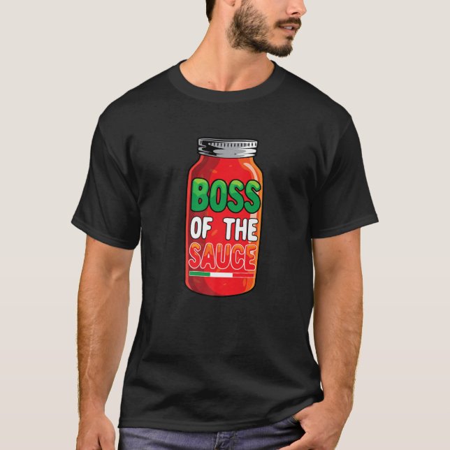 Homemade Pasta Sauce Chef Funny Italienska Marinar T Shirt (Framsida)