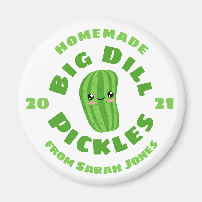 Homemade pickles magnet (Framsidan)
