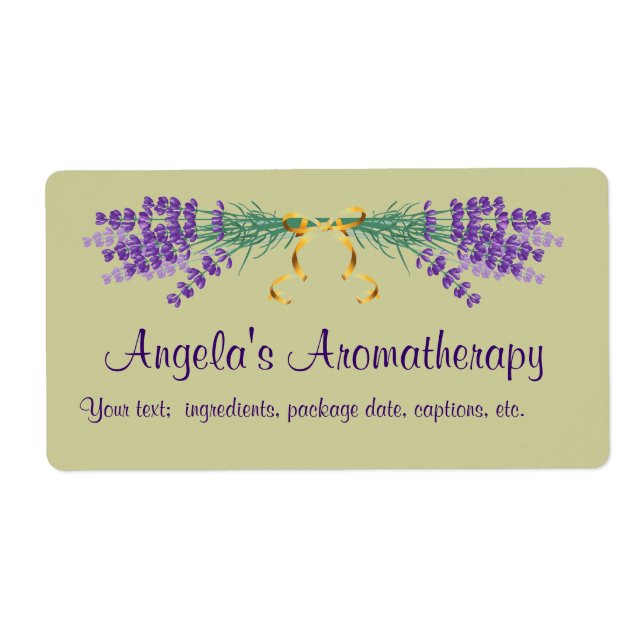 Homemade Potpourri-etikett Fraktsedel (Framsidan)