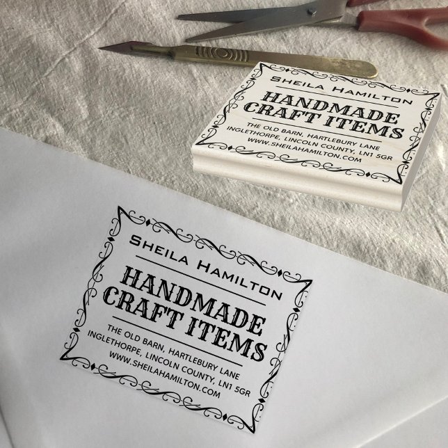 Homemade Products-etikett Stämpel (Skapare uppladdad)