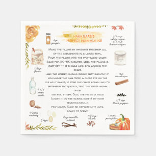 Homemade Pumpkin Paj   Thanksgiving Friendsgiving Pappersservett