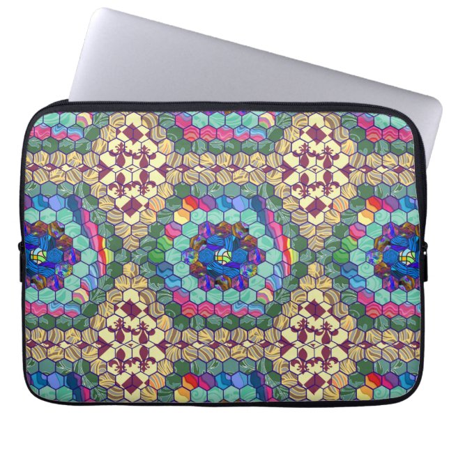 Homemade Quilt Laptop Fodral (Framsidan)