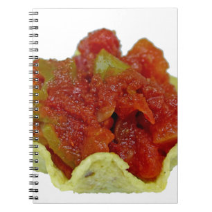 Homemade Salsa Anteckningsbok Med Spiral