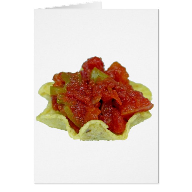 Homemade Salsa Hälsningskort (Framsidan)