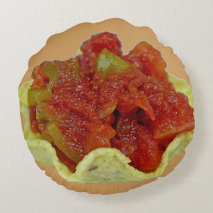 Homemade Salsa Rund Kudde