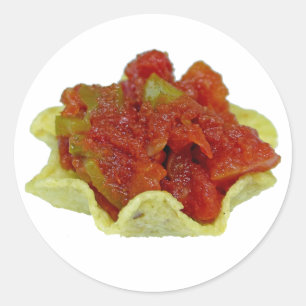 Homemade Salsa Runt Klistermärke