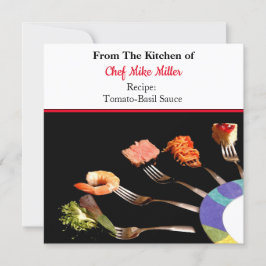 Homemade Spaghetti Tomato Sauce Recept Card