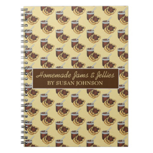 Homemade Sylt Jellies Apple Butter Canned Goods Anteckningsbok