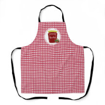 Homemade Sylt Red and White Gingham Editable