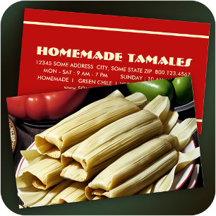 homemade tamales lojalitetskort