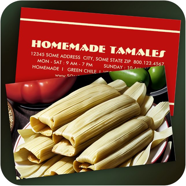 homemade tamales lojalitetskort (Skapare uppladdad)