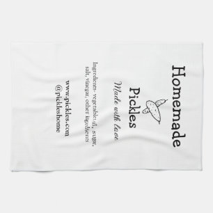 Homemade-väljare som gjorts med kärlek lägger till kökshandduk