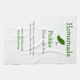 Homemade-väljare som gjorts med kärlek lägger till kökshandduk