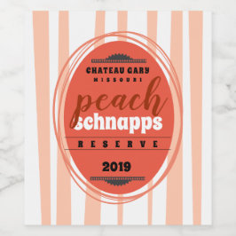 Homemade vin personlig-etikett, rand vinflaska etikett