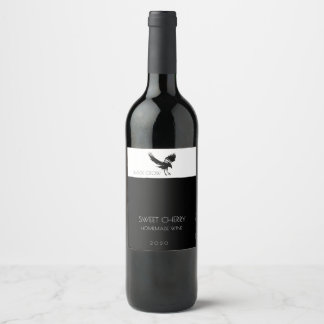 HOMEMADE VIN VINFLASKA ETIKETT