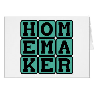 Homemaker, Domestic Goddess Hälsningskort